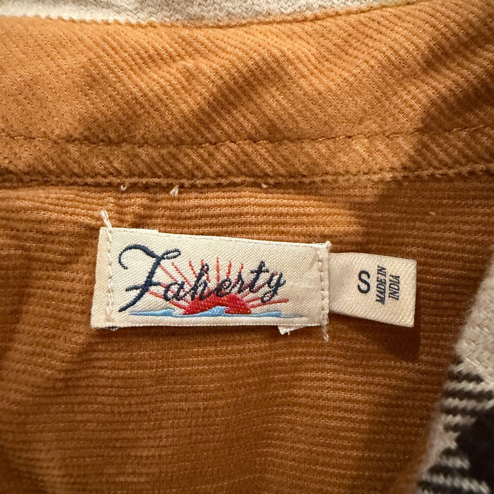 Faherty Daly Shirt in Olivia Plaid Size S - Picture 5 of 5